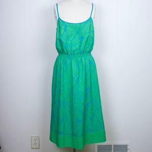 Ann Taylor LOFT | Tropical Print Sun Dress | M